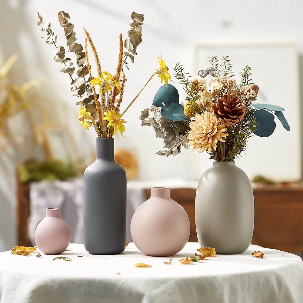 Nordic Home Decoration Ceramic Vase Desktop Vase H... – Grandado