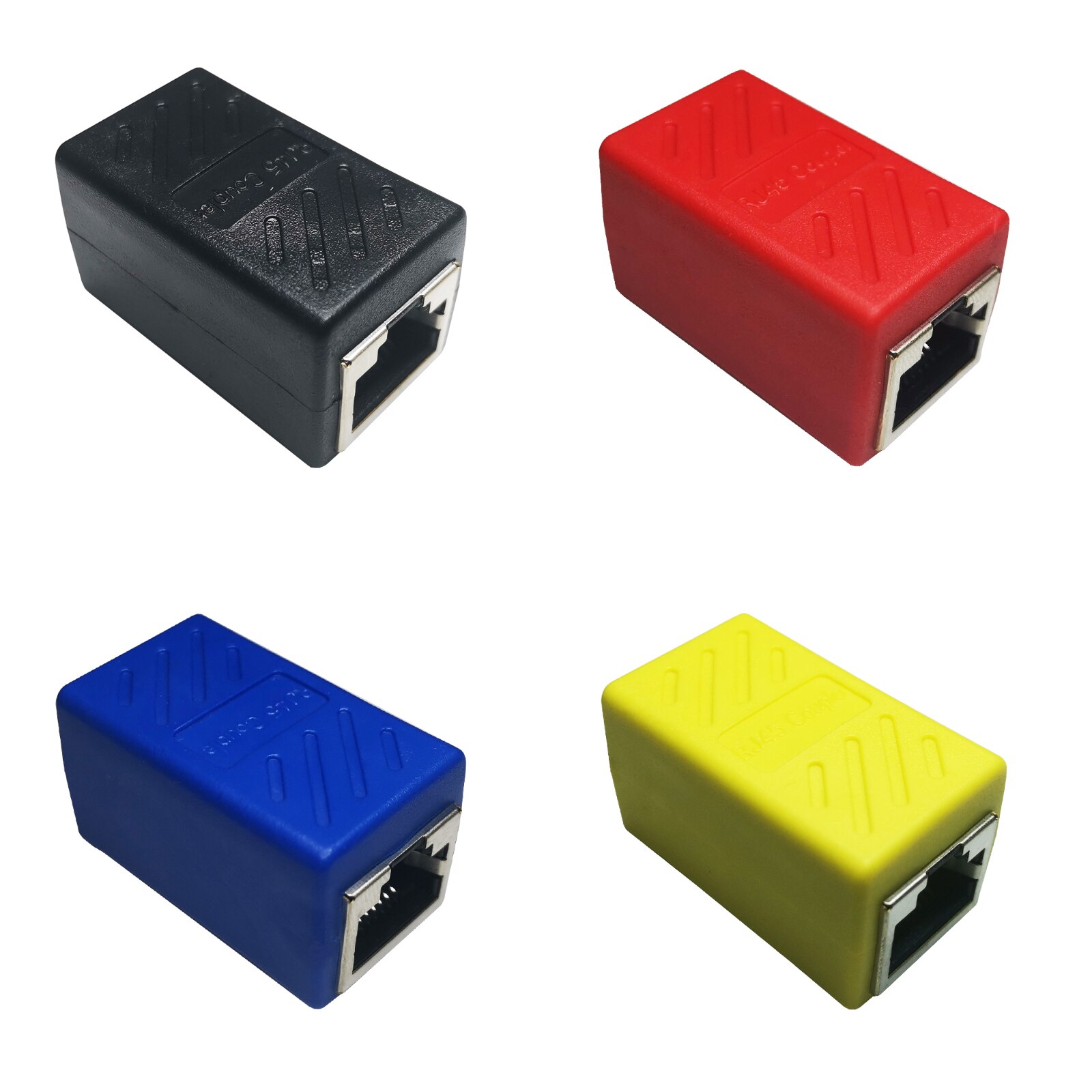 1 To 1 Ways RJ45 Ethernet LAN Network Splitter Double Adapter Ports Coupler Connector Extender Adapter Plug Connector Adapter