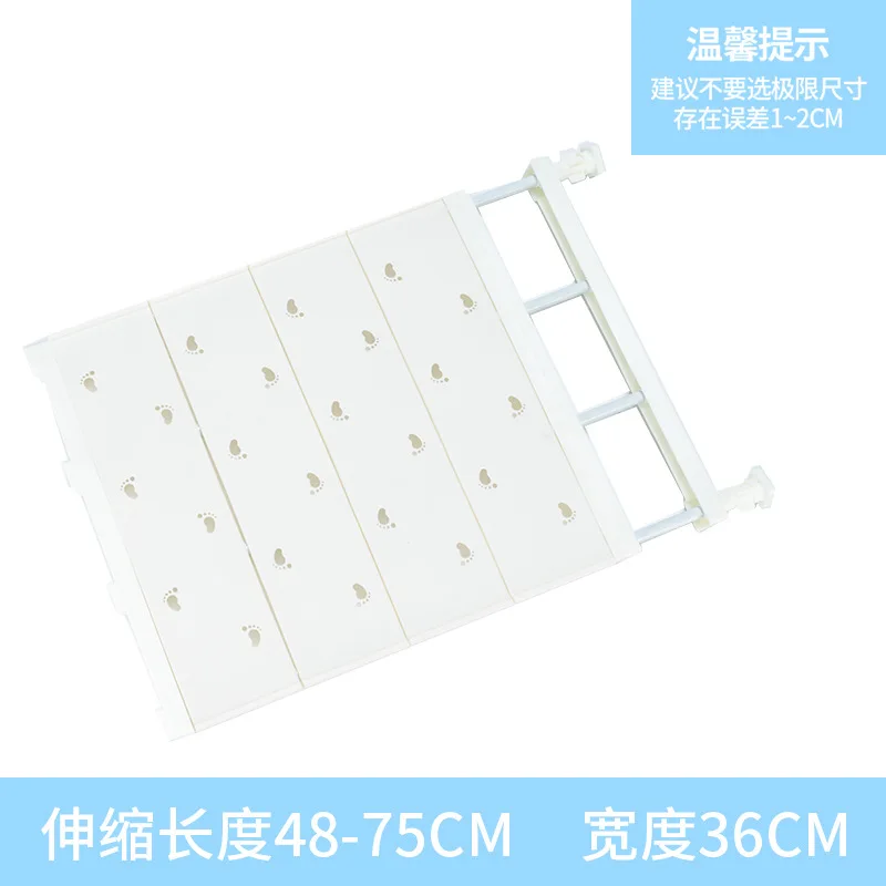 Adjustable Wardrobe Storage Shelves Clothing Closet Shelf Wall Mounted Rack for Bathroom Kitchen Cabinet Shelves Home Organizer: Gold