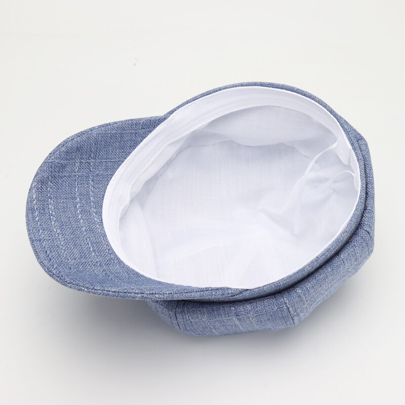 Hatt keps basker dam åttkantig hatt vintage rutig tidningspojke keps bred brättad målarhattar för kvinnor män gorras