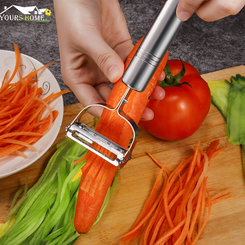 Ustensile de cuisine éplucheur de légumes multifonction Julienne éplucheuse accessoires de cuisine, ustensiles de cuisine, ustensiles de cuisine, ustensiles à Double planage
