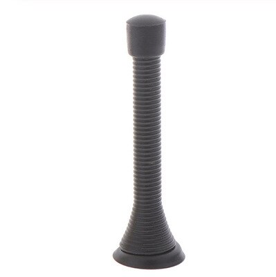 1Pc Spring Door Stopper Floor Elasticity Damper Buffer Protect Doors &amp; Wall Practical Furniture Hardware Accessories: black