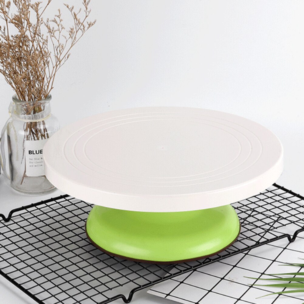 Rotating Cake Turntable DIY Baking Round Stand ABS Tools Party Kitchen Platform Scale Plate Decorating Pastry Anti Skid