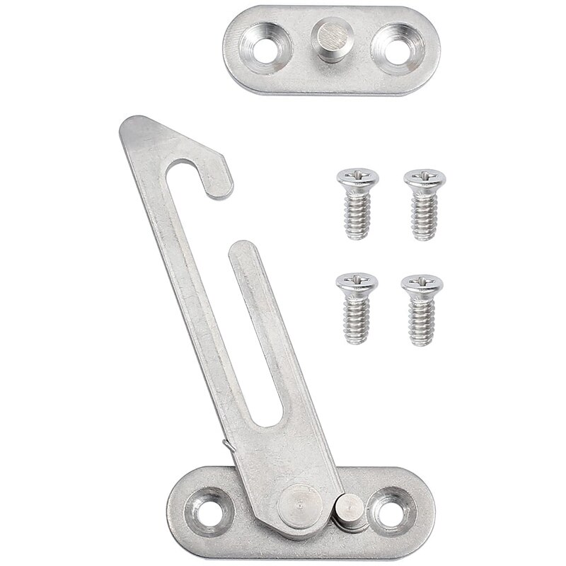 4Pcs Window Restrictor Locks for Upvc Window Restrictor Hook Security Lock Stainless Steel Child Lock Restrictor