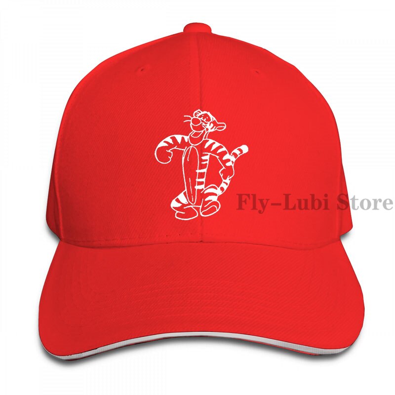 Tigger Style 3 Baseball cap men women Trucker Hats adjustable cap: 1-Red