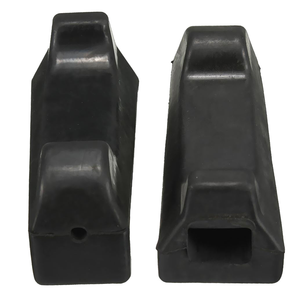 2 Pieces Replacement Front Rubber Footrest for Yamaha YBR 125 Motorbike