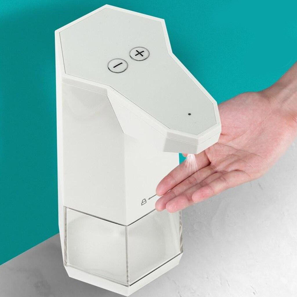 360ml aanraakloze spray desinfectie alcohol dispenser, automatische infrarood sensor handdesinfectiemiddel nevel zeep dispenser machine