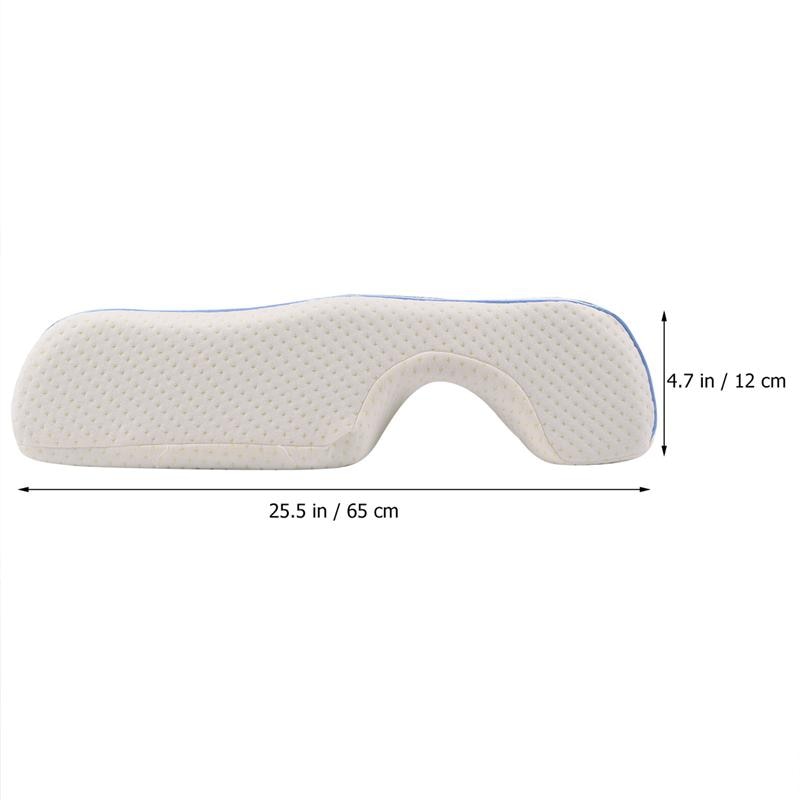 Oreiller en éponge à mémoire de forme, oreiller avec trou pour le bras, Super confortable, pour les amoureux, soulage les douleurs au cou, blanc, gauche, 1 pièce