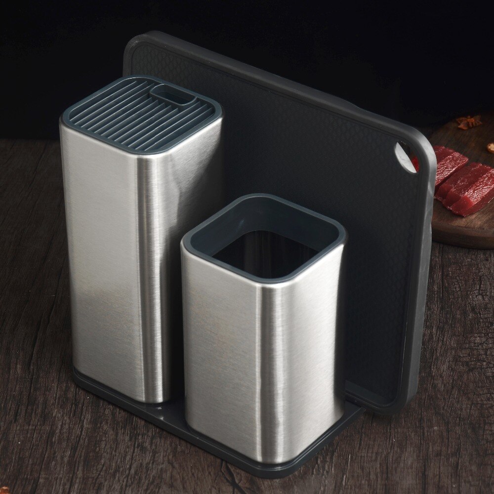 Adamaszek najlepszy nóż szefa kuchni uchwyt ze stali nierdzewnej mikser kuchenny o dużej pojemności sztućce blok Sooktops uchwyt na łopatkę narzędzia