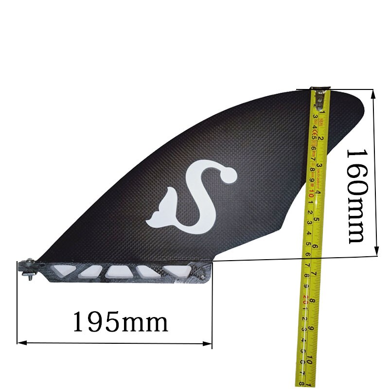 Bilong fcs 6.3 tum longboard fin- surf fenor-carbonfibersurfboard finpaddle boardwakeboard sup board center fin surfing: Default Title