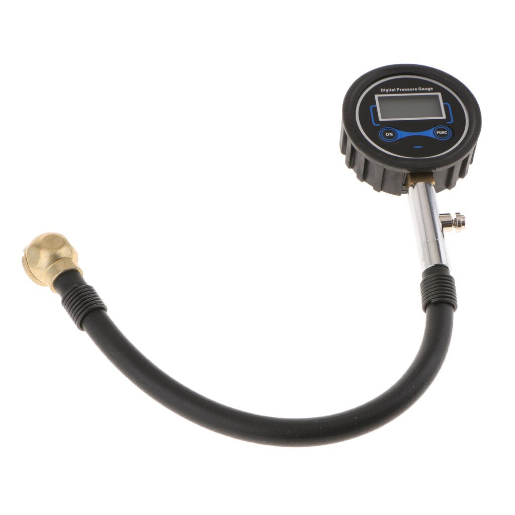 Portable Auto Digital Tire Inflator Air Pump &amp; LED Lamp Pressure Gauge