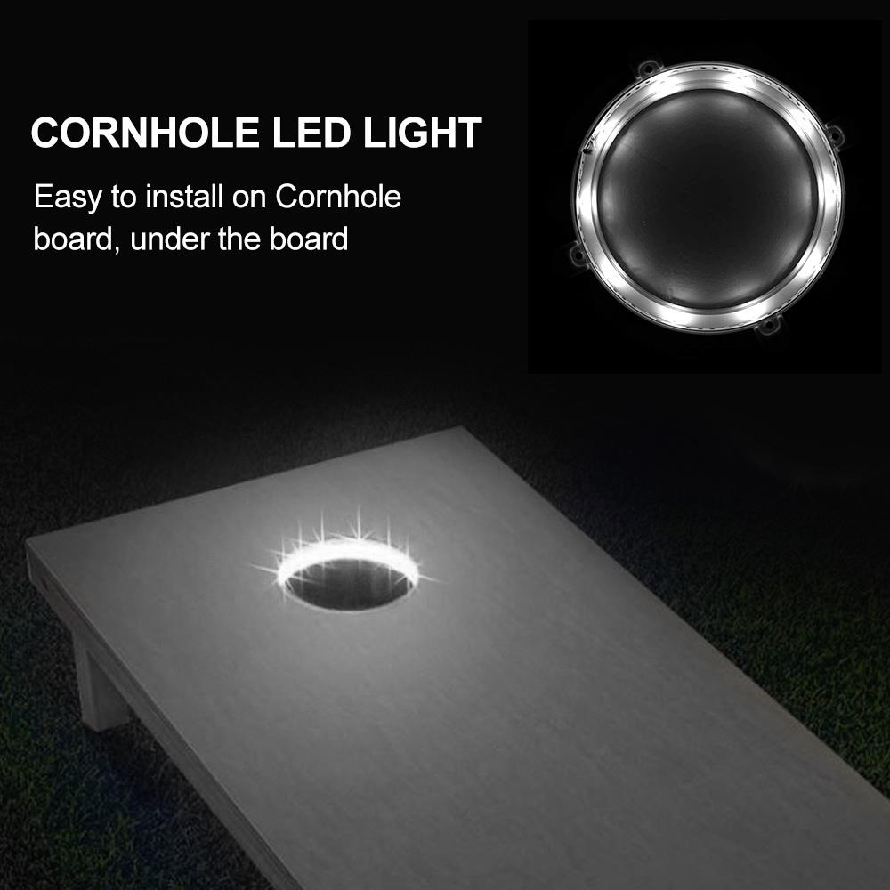Voltage 5V Draagbare Dimbare Universele Cornhole Lights Night Lights Zandzakken Cornhole Spel Nachtlampje Led Ring Licht