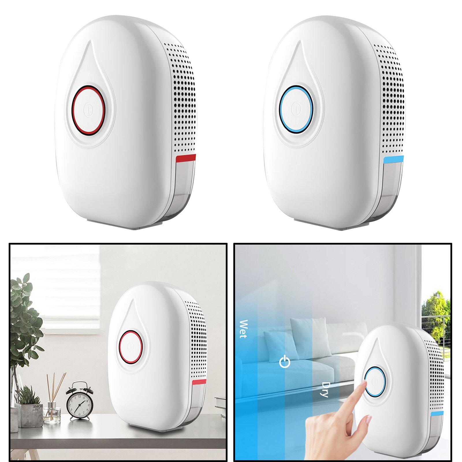 Portable Multi-functional Small Dehumidifier Bedroom Kitchen Absorber Small Dehumidifier Bathroom Kitchen Small Quiet