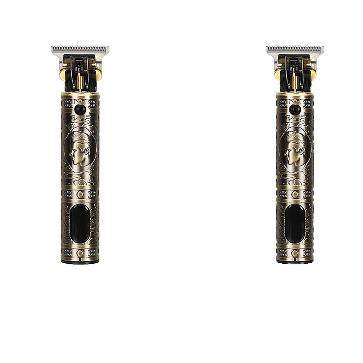 Coiffeur électrique avec affichage numérique LCD, chargement USB, batterie intégrée de grande capacité, longue durée de vie, sculpture, rasoir Bergame, populaire