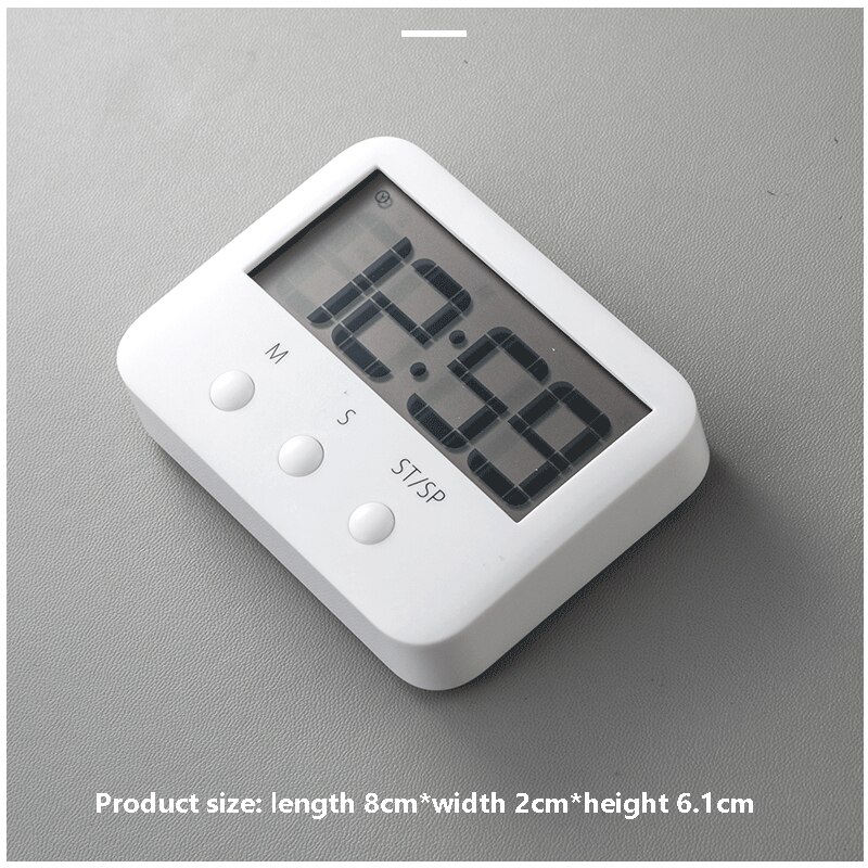 Mini Clock Battery Operate Simple Basic Operation Desktop Digital Electronic Mute Compact Portable for Travel Desk Shelf Bedside