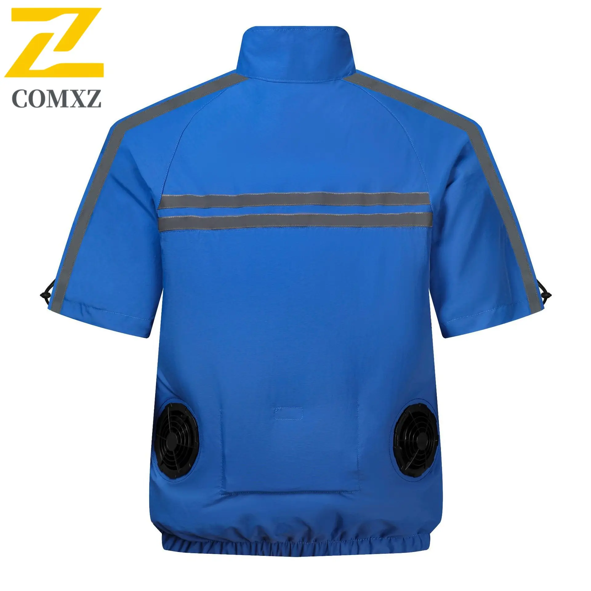 Gilet Raffreddante Uomo USB Gilet da Lavoro Senza Maniche - Abbigliamento Climatizzato per Pesca Esterna Giacca Termica