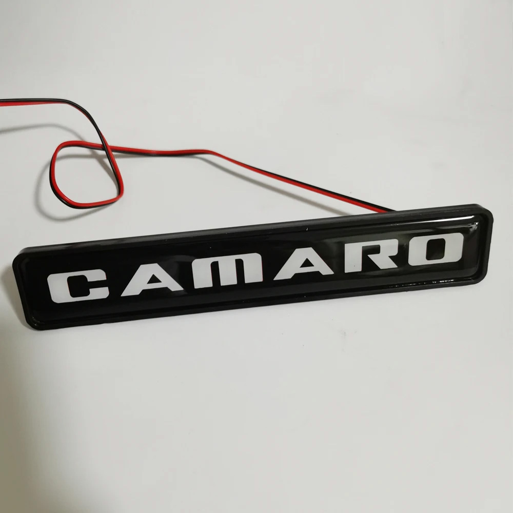 LED-kühlergrill-Emblem-beleuchtung für chevrolet camaro, weiße Styling-leuchte für Höhle kühlergrill