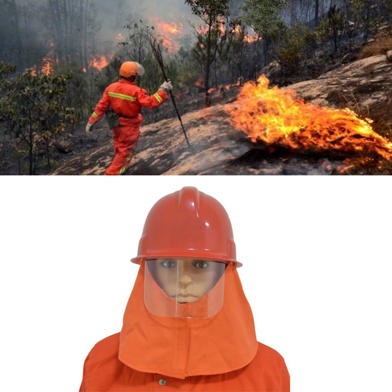 Räddningshjälm brandman hjälm skyddande skydd mössa glasögon capf hatt