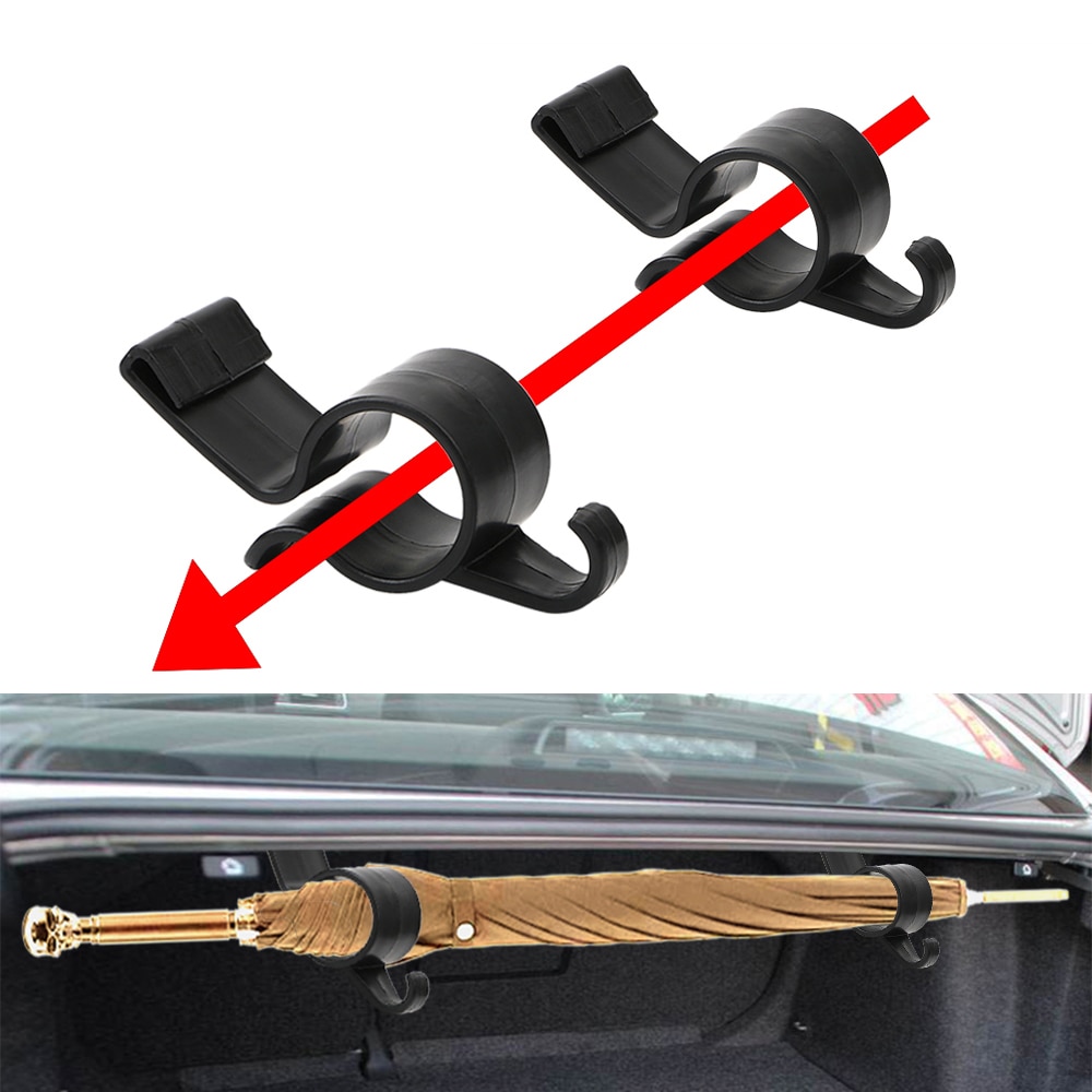 2pcs/set Car Trunk Umbrella Holder Organizer Clip For Hyundai Creta ix25 sonata lf Tucson