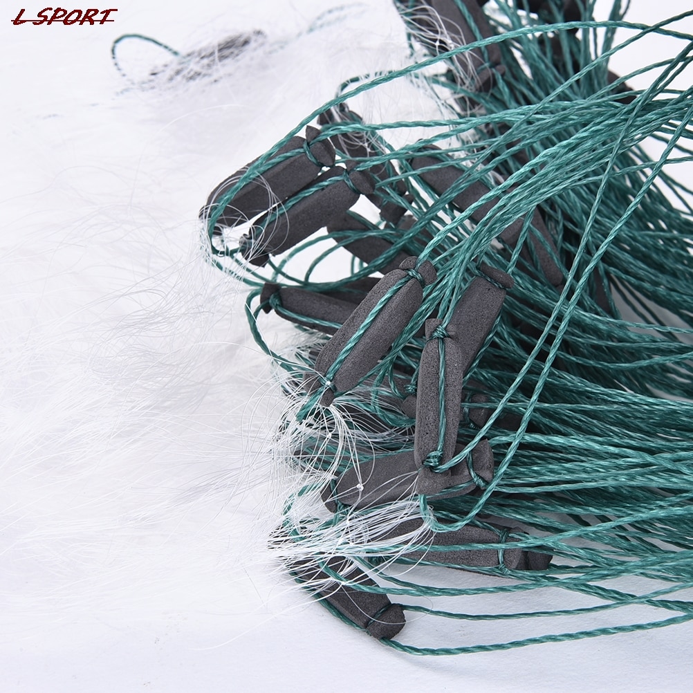 1pc 3 warstwy Monofilament skrzele sieć rybacka z Platforma ryba pułapka Rede De Pesca nylonowa siatka wędkarska 25m akcesoria narzędzia