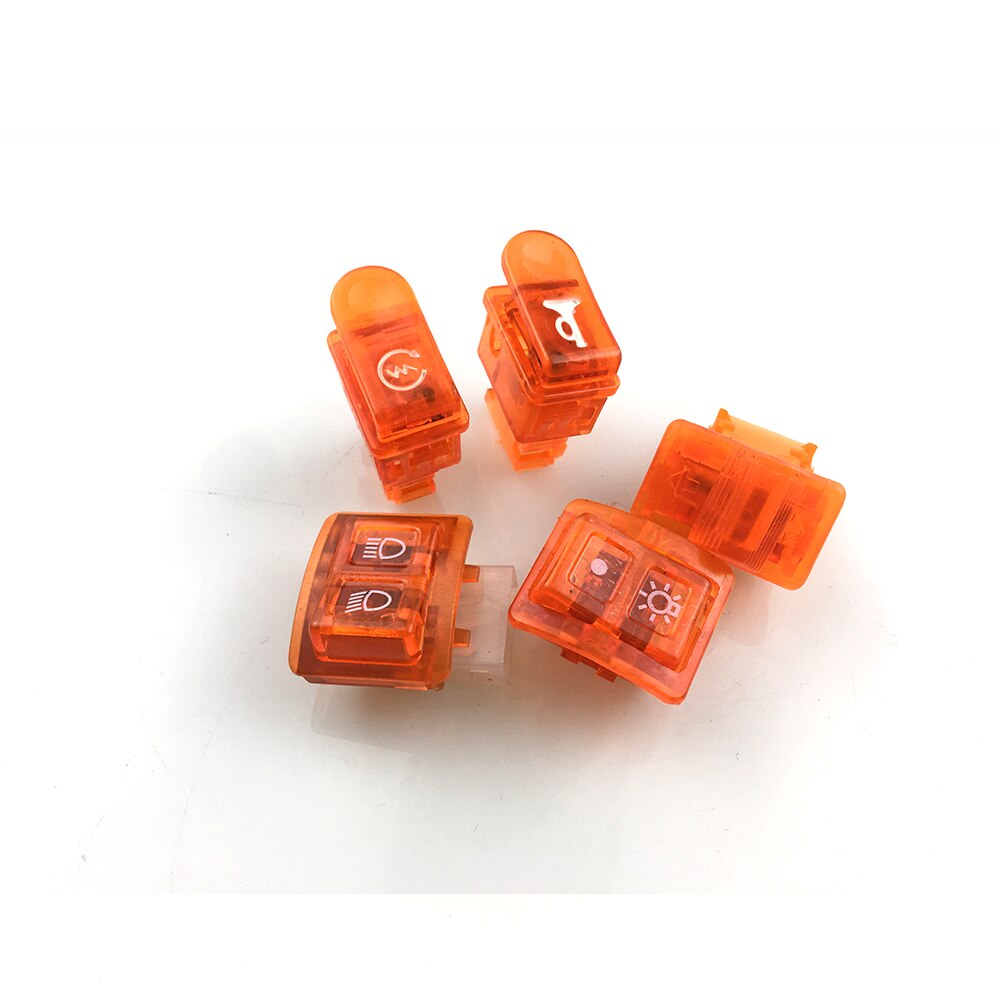 Bouton de démarrage, accessoires, feu arrière de signalisation de moto, loin et klaxon, interrupteur pour HONDA DIO 50 AF18,