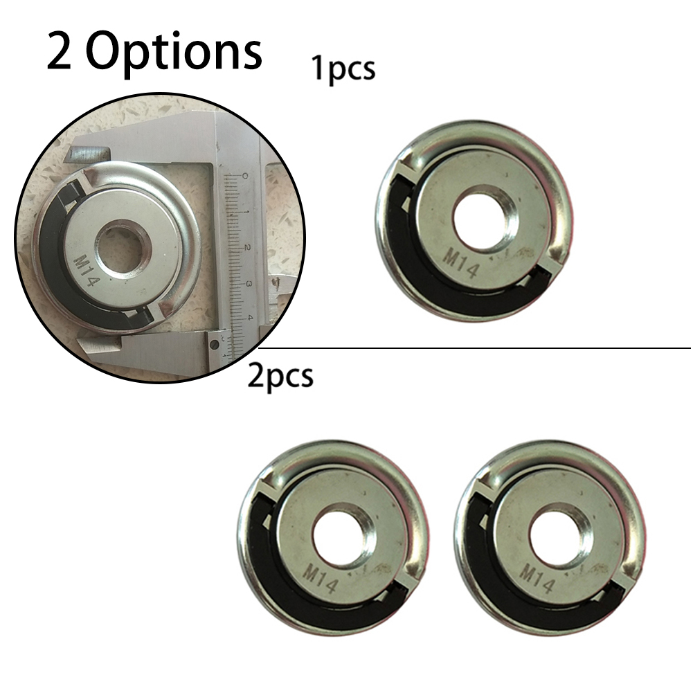 M14 Noten Flens Noten Set Draad Voor Grinder Machine Snel Vastklemmen Vergrendeling Release Veranderen Haakse Slijper Accessoires