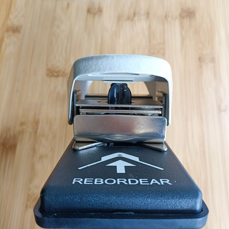 3.5X15mm Gat Punch en R6.4 Hoek Punch voor PVC Kaart, Foto, Papier; 2 in 1 Punch Cutter Papier Stoten Verminderde Inspanning