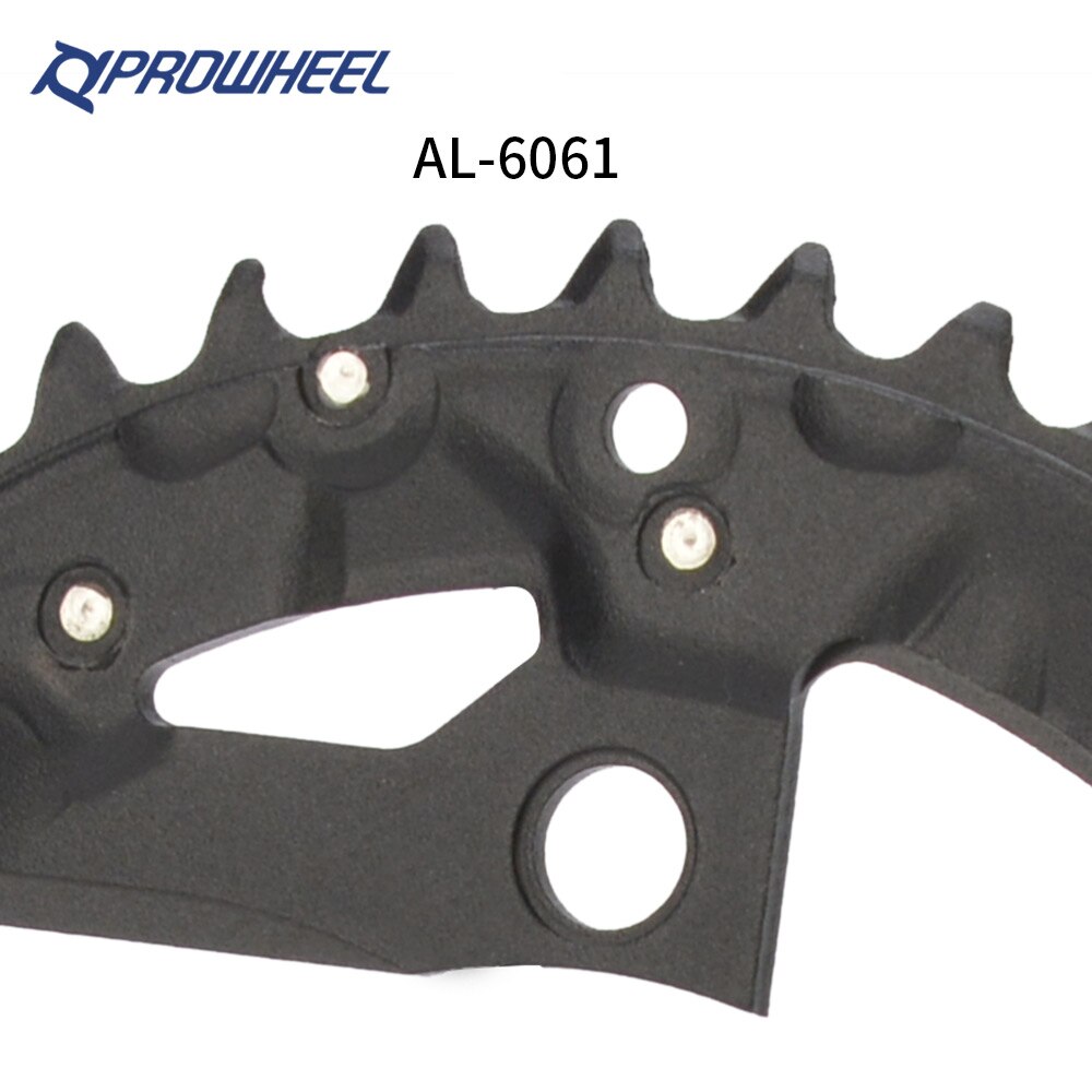 PROWHEEL-plato redondo para bicicleta de montaña, rueda dentada de aleación de acero, 64/96/104BCD, 22T, 24T, 30T, 32T, 40T, 42T, 44T