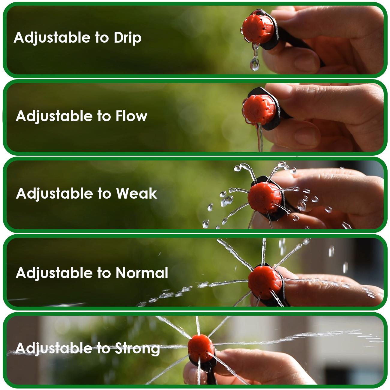 KESLA 5M-35M Micro Irrigazione a goccia Kit di Irrigazione Automatico Giardino Prato Serra Sistema di Irrigazione e Atomizzatore Gocciolatore Regolabile