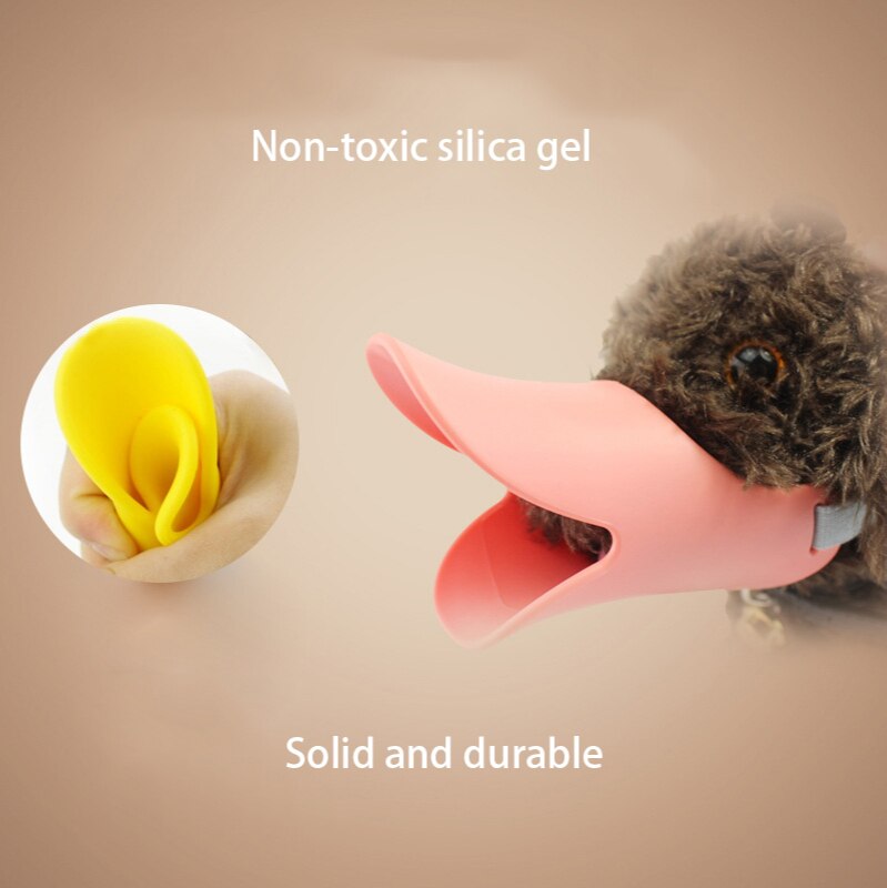 masque muselière de canard en Silicone pour petits et grands chiens, Anti-morsure, accessoires pour chiens aboyants,