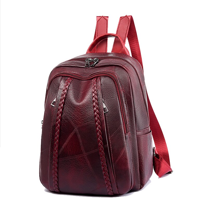 Jahrgang Frauen Rucksack Neue Freizeit Tasche Schulter Pack Rucksack frauen Daypack Rucksack für Weibliche Damen: verrotten