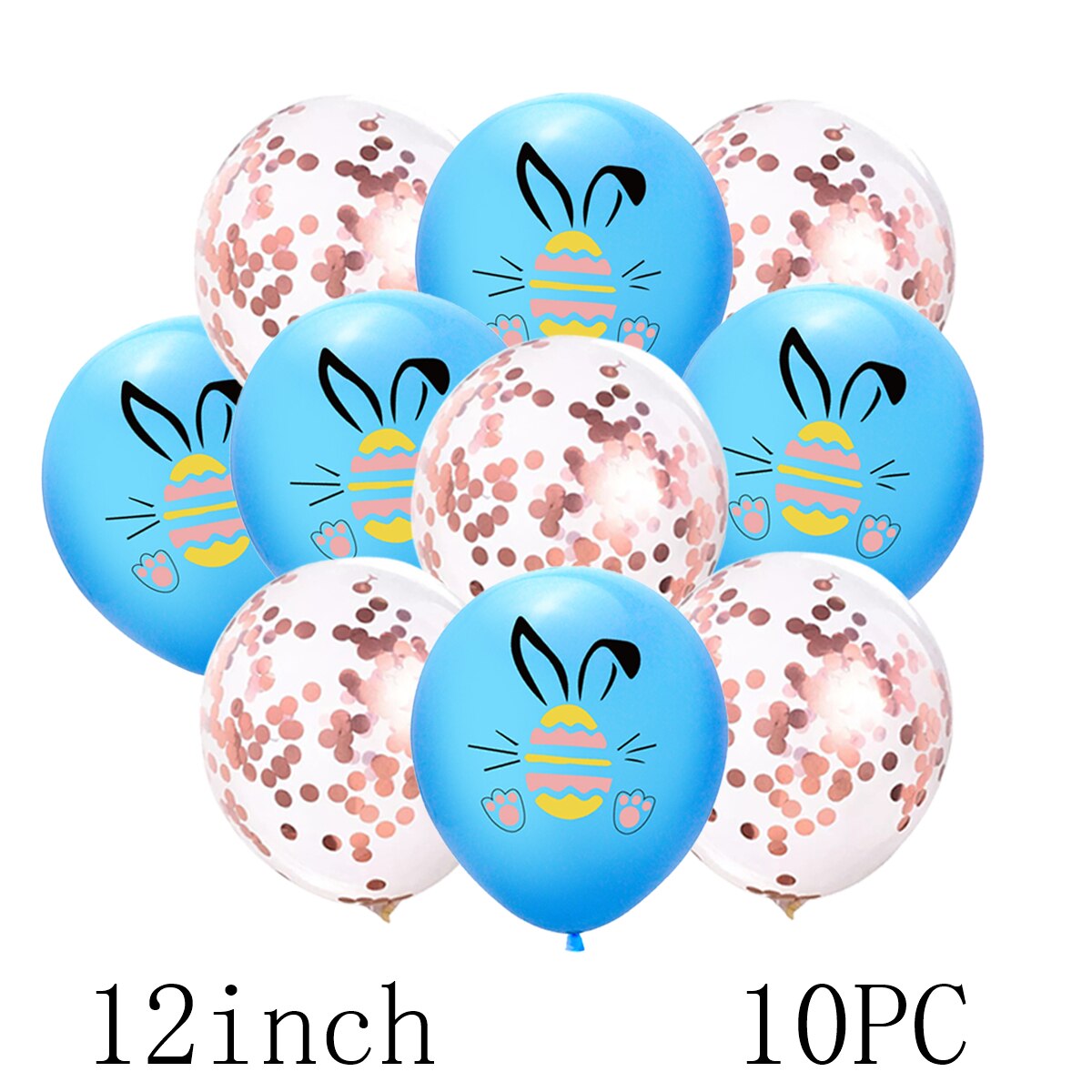 Animal Gold Balloon The rabbit Birthday Easter egg Party Game Decorations Children's day Foil Balloons Kid Boy Baby Shower: BRR