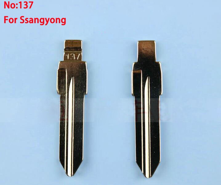 SSY3 Autosleutel Blade Flip Folding Afstandsbediening Sleutel Leeg Voor Ssangyong 137 #