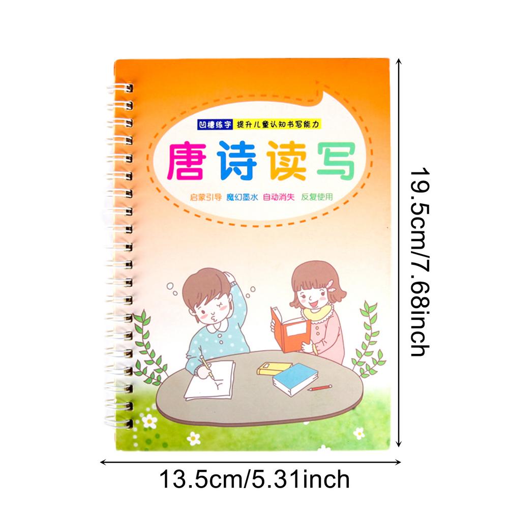 Reusable Calligraphy Reusable Handwriting Copybook Set for Kids Letter Writing Art Supplies Magic Calligraphy Post Set