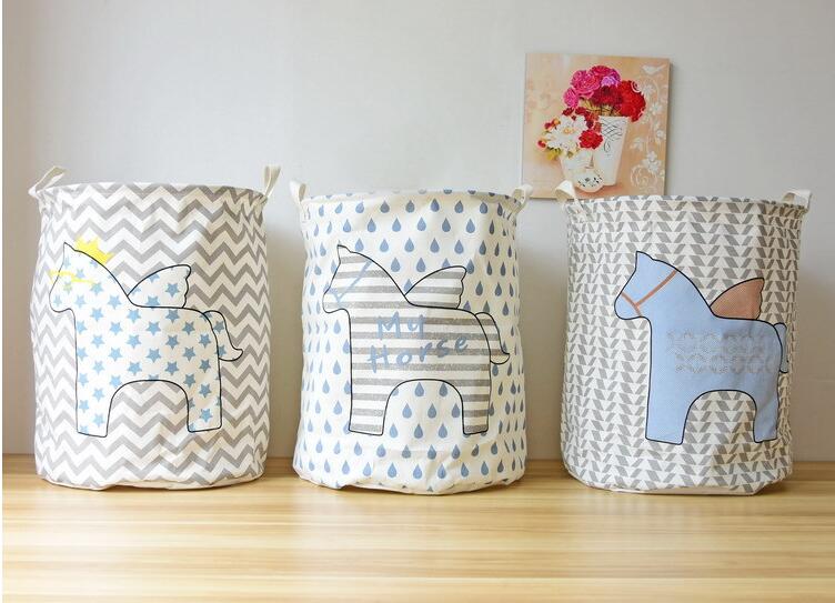 Opvouwbare wasmand, cartoon opbergmand voor speelgoed, linnen wasmand, diversen organizer, cesto ropa sucia, thuis opbergen