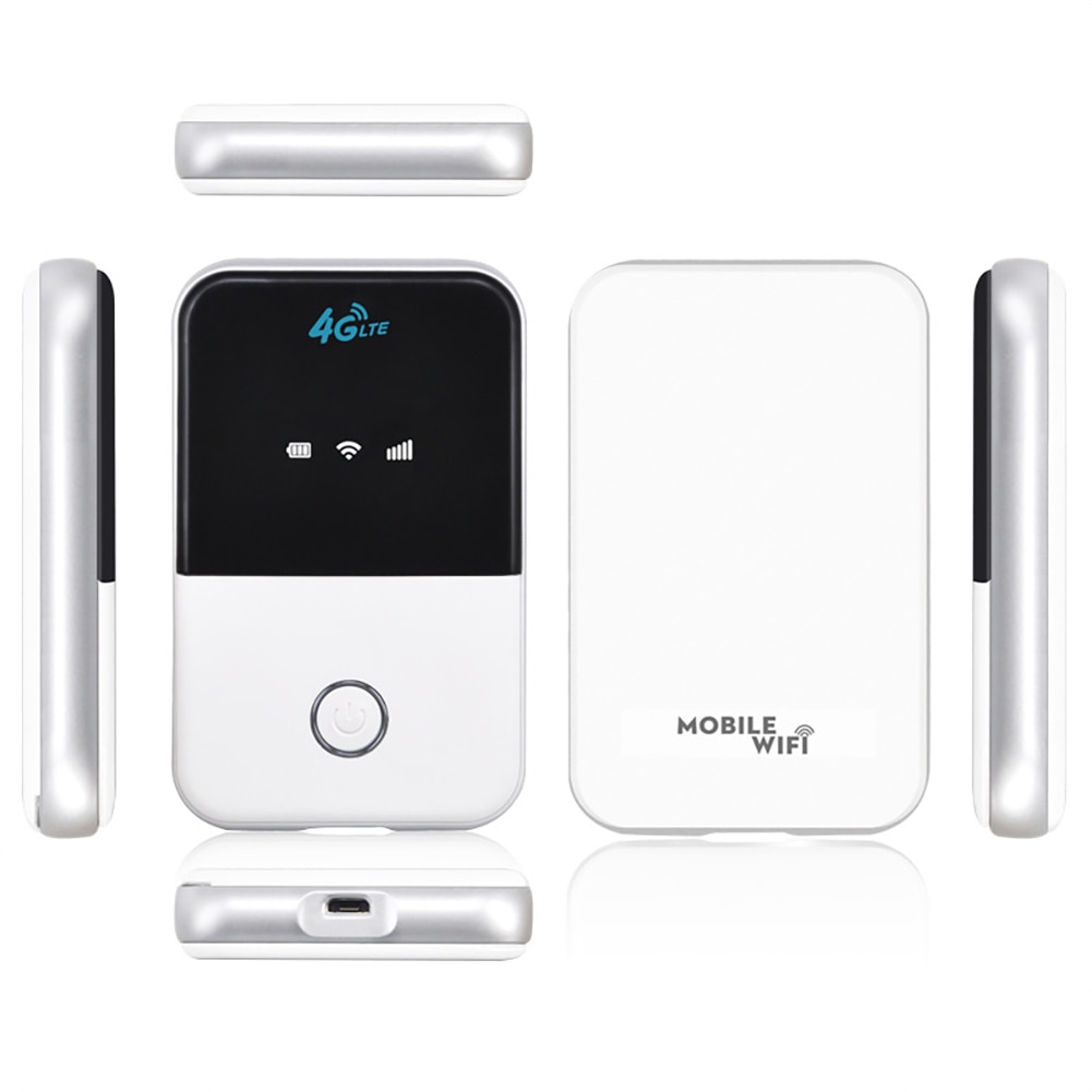 4g wifi modem router 150 mbps 5 mode 4g lte bærbar lomme bil mobil wifi trådløst bredbånd hotspot tilbehør