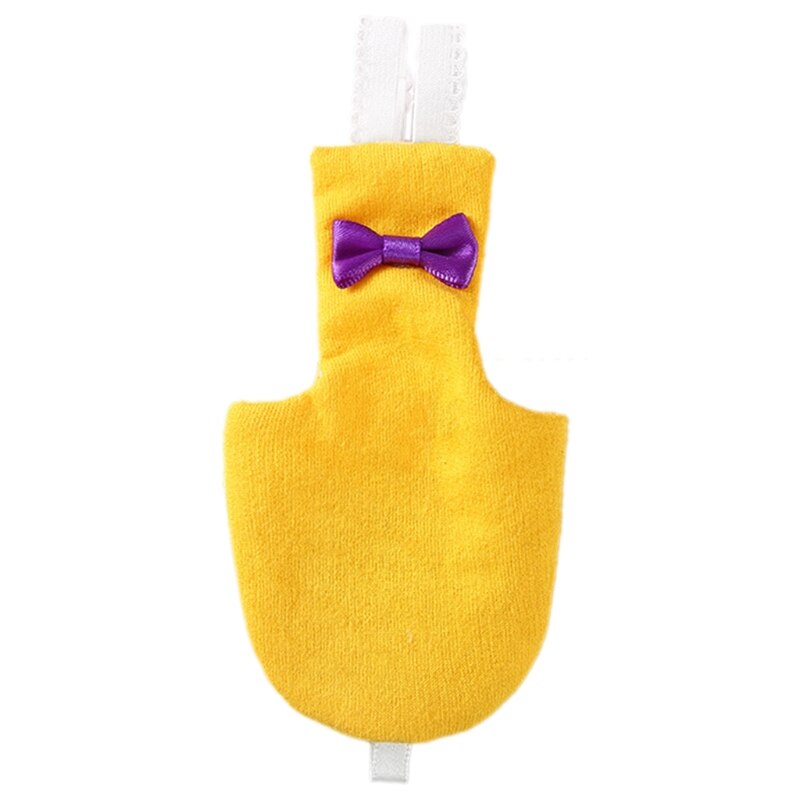 Bird Parrot Diaper Flight Suit Nappy Clothes for Green Cheek Conure Parakeet Cockatiels Pigeons Small Medium Large Birds: YELLOW / XS