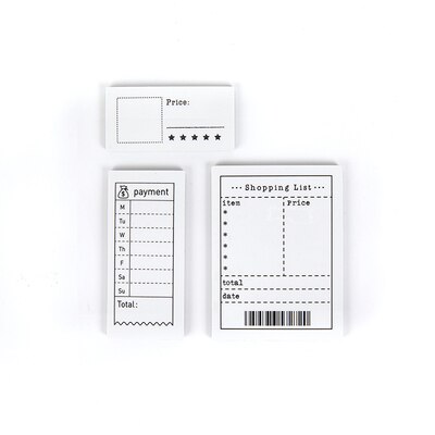 Vintage levy muistio lista ajan suunnittelija leima materiaali paketti scrapbooking paperitavarat scrapbooking standardi leima: B