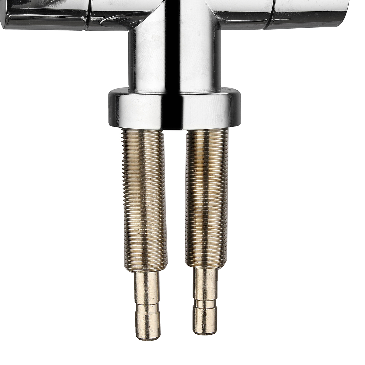 Stainless Steel 1/4'' Chrome Drinking RO Water Filter Faucet Finish Reverse Osmosis Sink Kitchen Double Holes Water Intake