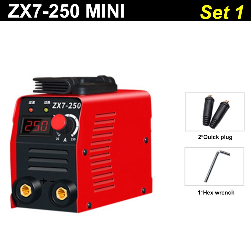 ARC IGBT Inverter Arc Electric Welding Machine 220V 250A MMA Welders for Welding Working Electric Working Power Tools: ZX7-250 MINI 1