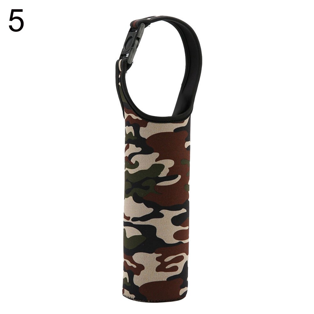 Portable Water Bottle Covers Heat Insulated Cloth Cup Sleeve Case Bottle Sleeves Storage Bag with Handle: 5