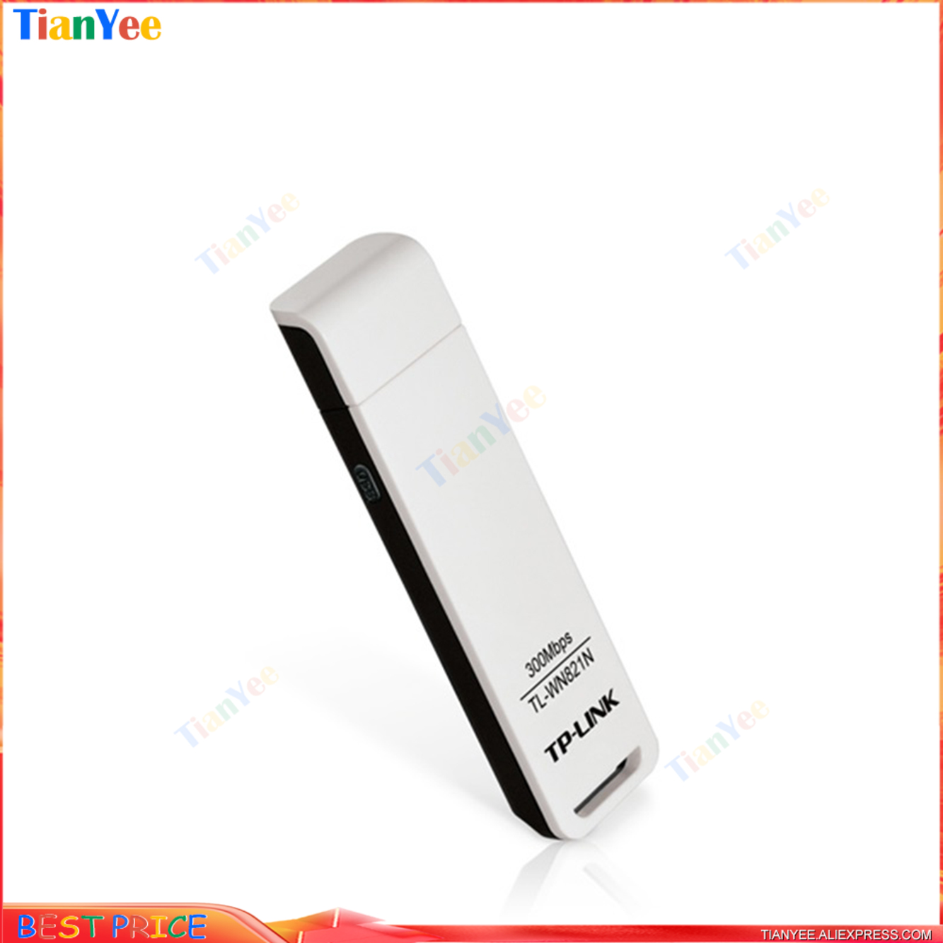 TP-Link TL-WN821N 300Mbps 2.4G Adapter Wifi Network Cards USB Wifi Receiver Transmission Dongle for Desktop Laptop