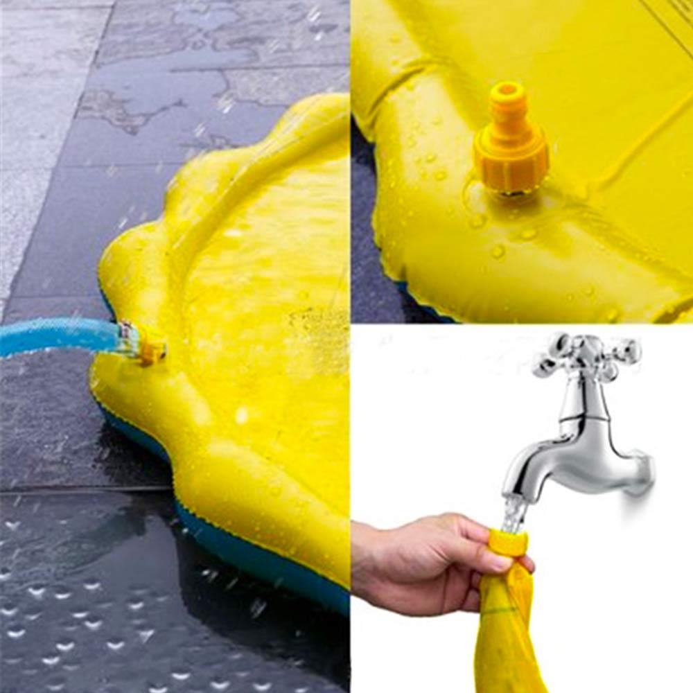 Lek vannmatte plen spill pute svømmebasseng oppblåsbar spray vann pute pvc spill familie hage klapp sommer