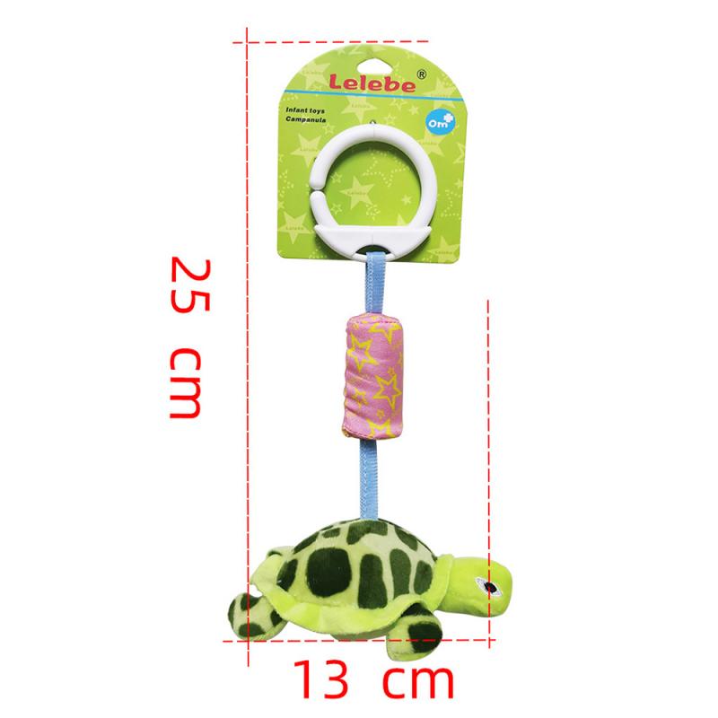 Baby Hanging Rattle Stroller Spiral Baby Infant Stroller Car Seat Toy Bell Chimes Bell 0-1 Year Old Wind Animal Windmill