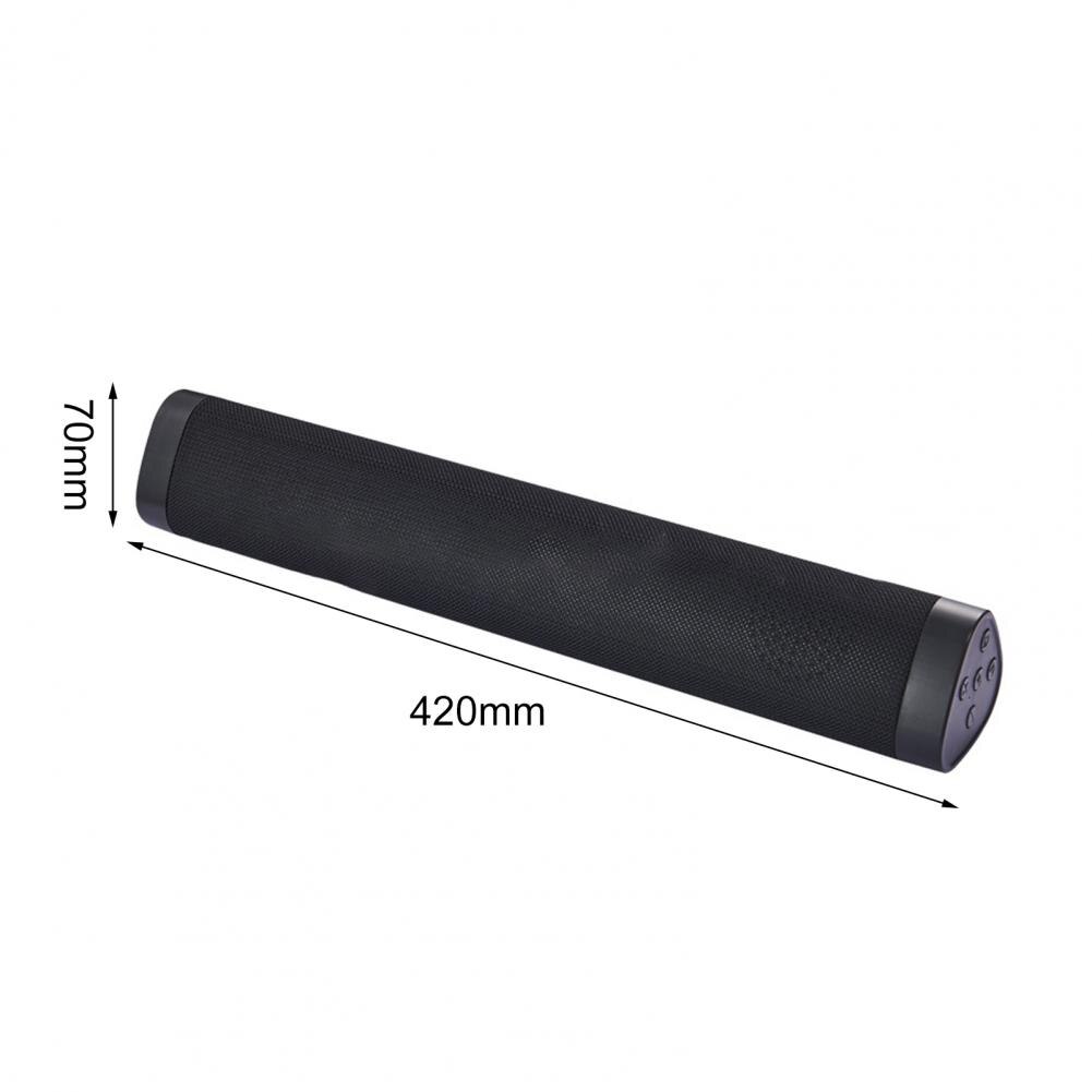 Bluelans Soundbar Bluetooth Speaker Driehoek Wandmontage Subwoofer Draadloze Speaker Kaart Tv Wall Mounted Subwoofer