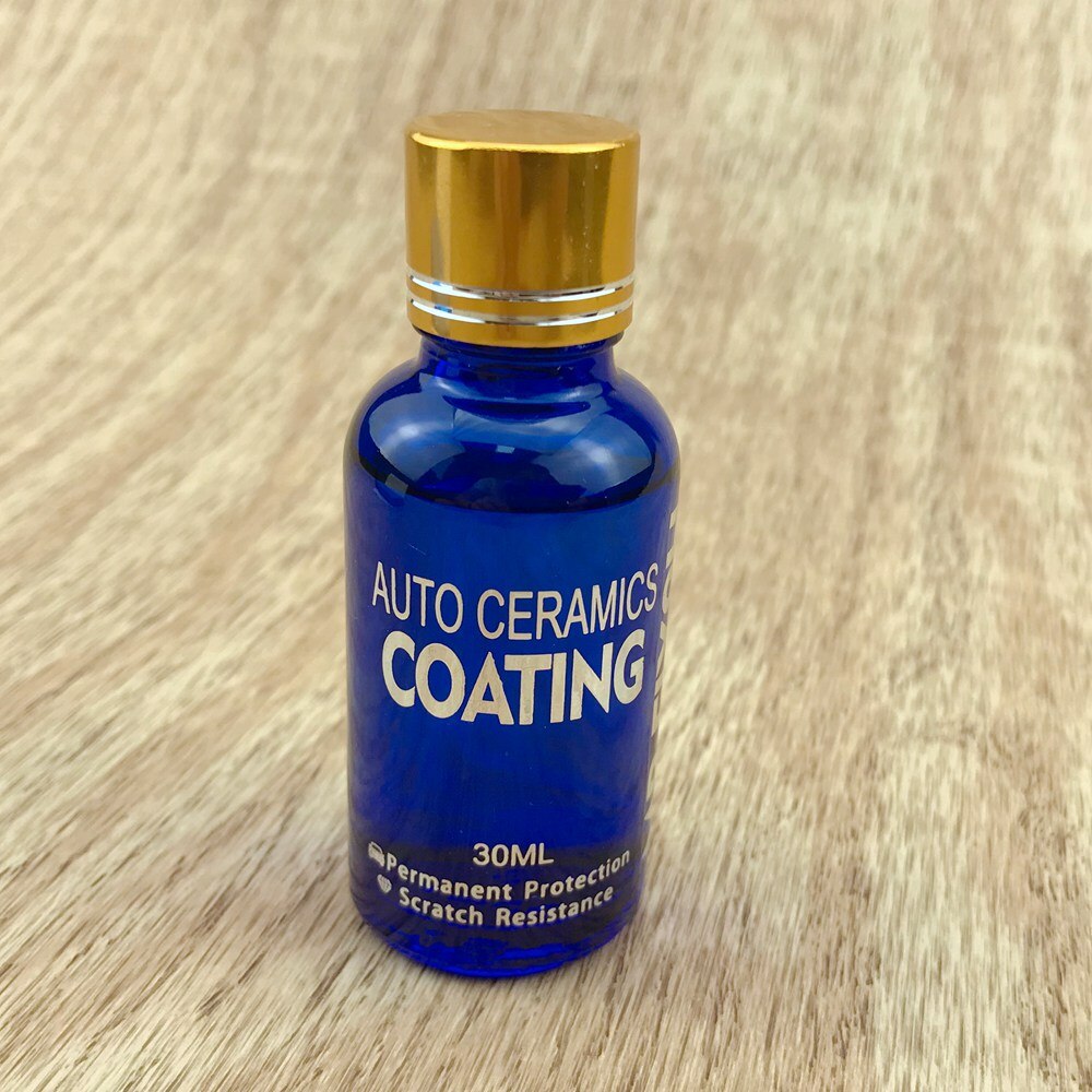 Vidrio líquido para revestimiento de cerámica de coche, líquido de pulido para el cuidado de la pintura de la piel del coche, accesorios para detalles, 30ml, 9H, 1 ud.
