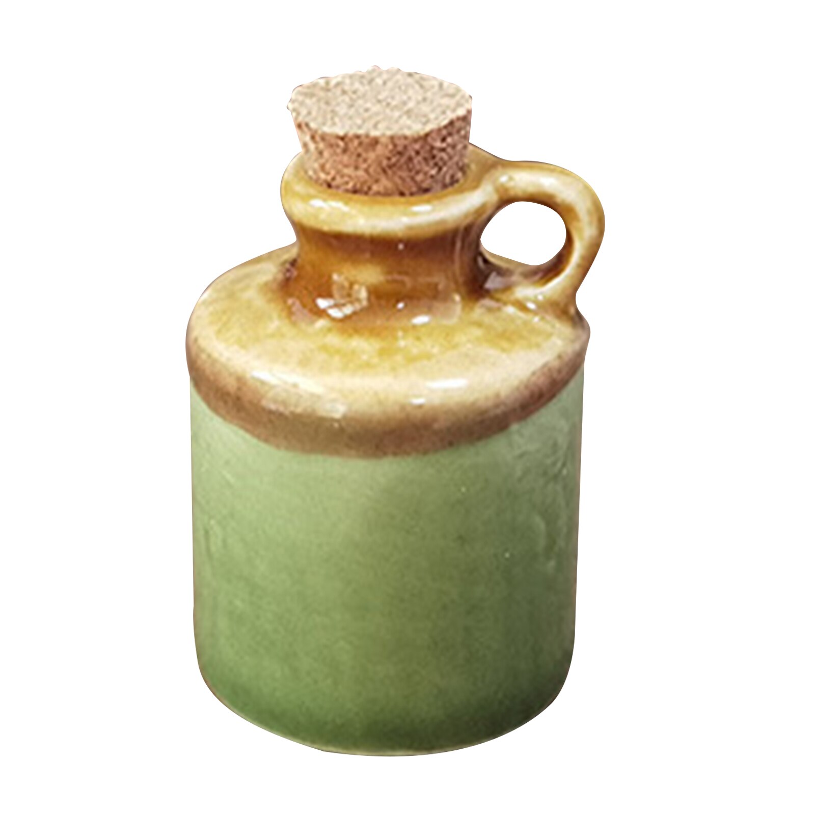 Miniature Tableware Set 1/12 Scale Porcelain Seasoning Jars with Lid Dollhouse Kitchen Accessories for Toy House Decoration