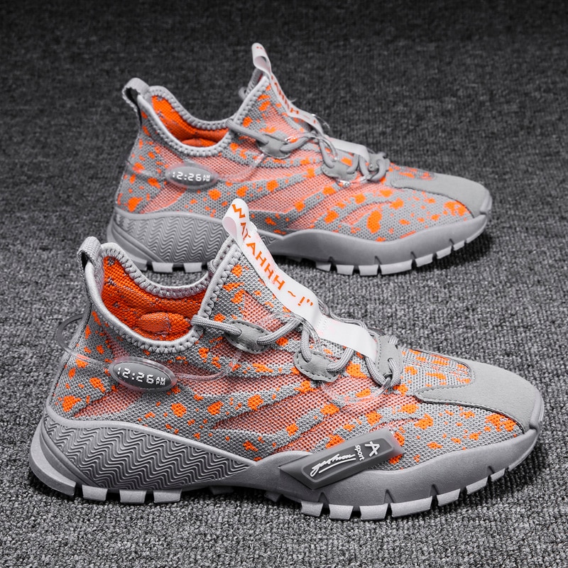 Sportssko mænds fritidssko til mænd sneakers holdbare ydersål træner zapatillas deportivas hombre sportssko