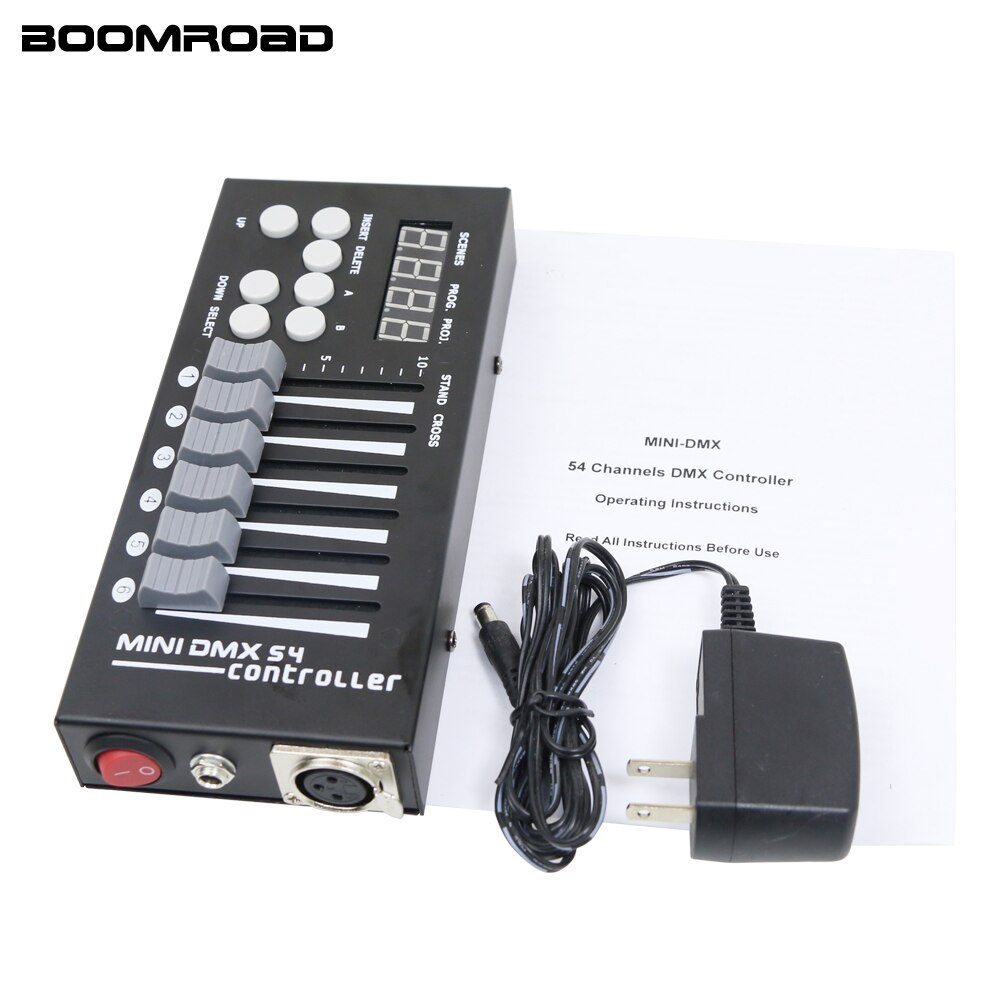 Handheld Mini Dmx Console Dj Controller Verlichting Podium 54ch Dmx Controller Voor Thuis Ktv Licht Effecten Led Par Licht