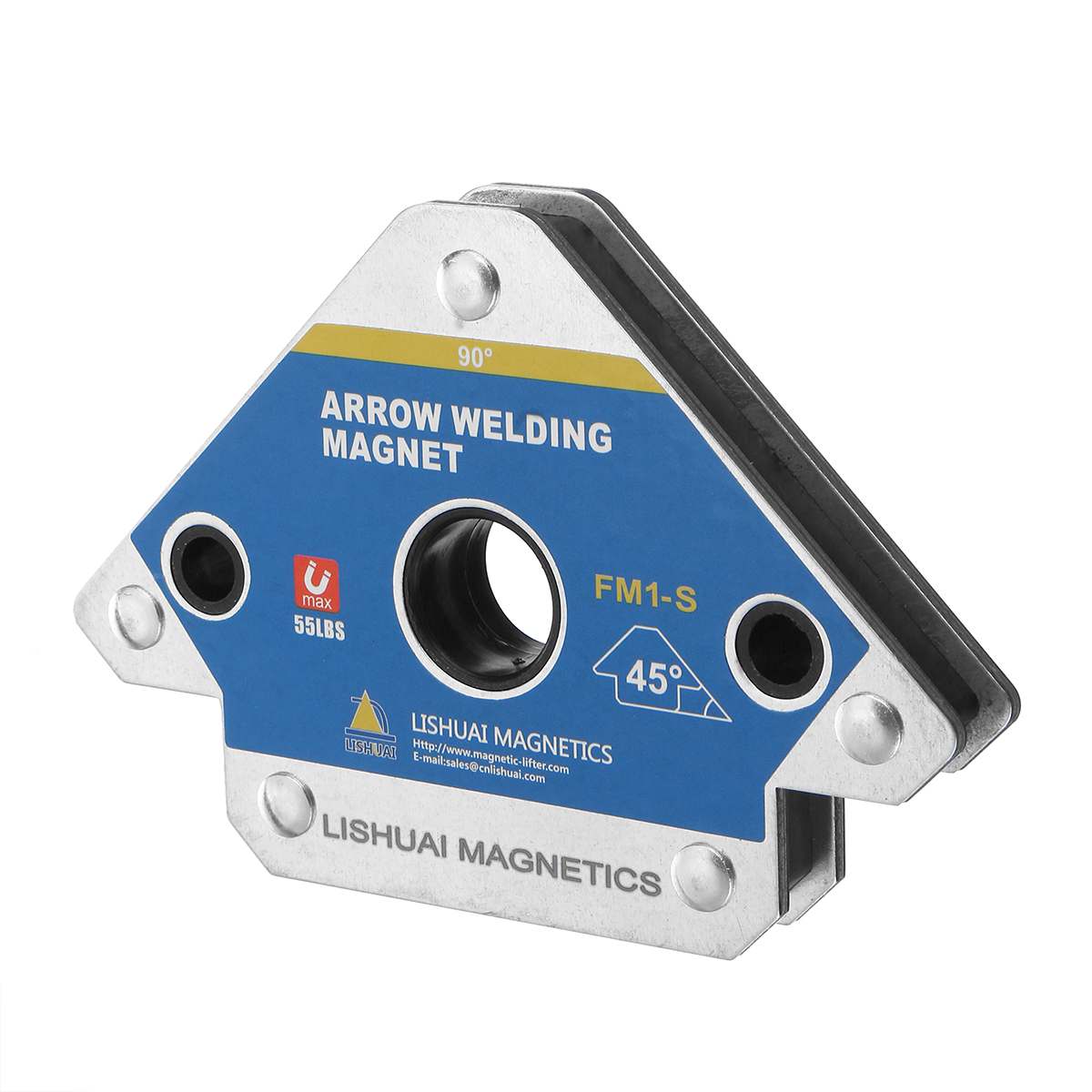 2/4PCS Arrow Strong Magnet Weld Holders Magnetic Welding Fixer Angle Soldering Positioner 55LBS 110LBS 165LBS: 1pcs FM1 S